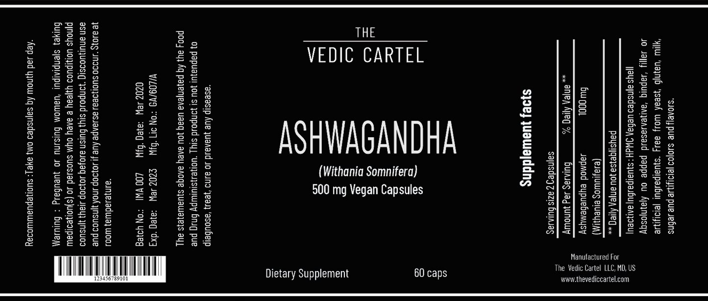 Ashwagandha- Adaptogen, Stress, Sleep, Energy, Immunity Booster